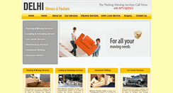 Desktop Screenshot of moverspackersdelhi.com